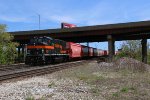 Still new to the railroad, 4021 works the west end of Blue Island Yard